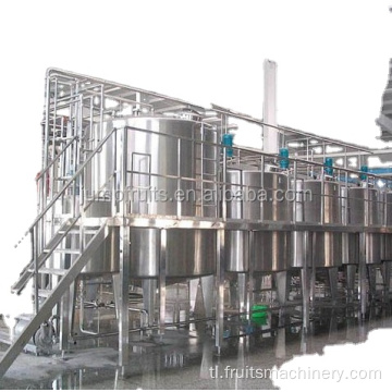 Kumpletuhin ang awtomatikong Likas na Fresh Fruit Juice Production Line